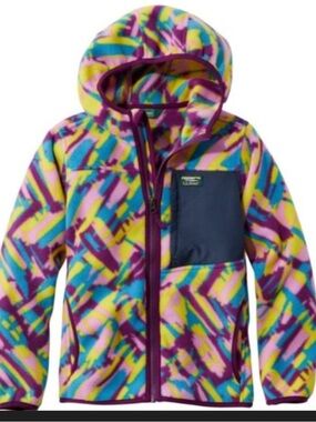 Kids LL bean fleece retro jacket - size 6/7